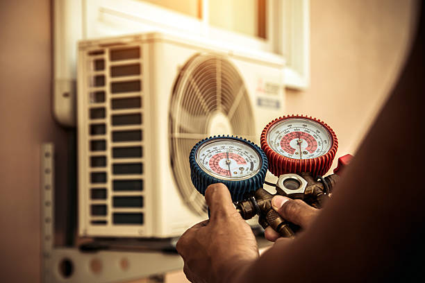 Professional Hvac Maintenance technician working in Yarmouth Port, MA